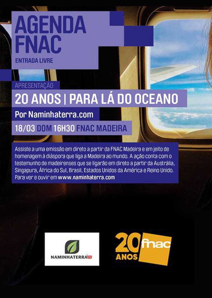 20 Anos | Para lá do Oceano - Conferência  FNAC / NAMINHATERRA TV